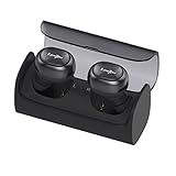 LiteXim True Wireless Earbuds TW-09 Mini Bluetooth Earphones V4.1 with Charging Box Sweatproof ,Bass Effect,Ergonomic Design Headphones for Sports,Work,Travel(Black)
