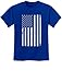 TeeStars - Big White American Flag - 4th of July Gift U.S.A Youth Kids T-Shirt
