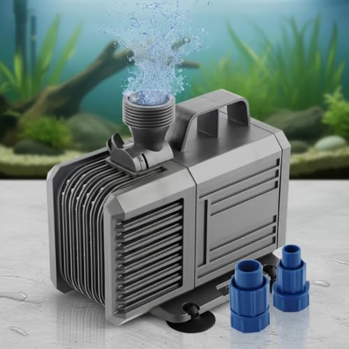 Bomba Submersa 5500l/h 5m Lagos Recalque Fontes Aquários Cascata Chafariz