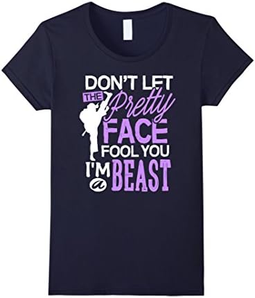Womens Taekwondo Shirt Don't Let The Pretty Fool You Karate Girl Sh Large Navy