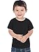 Kavio! Unisex Infants Crew Neck Short Sleeve Tee (Same IJC0432) Black 18M