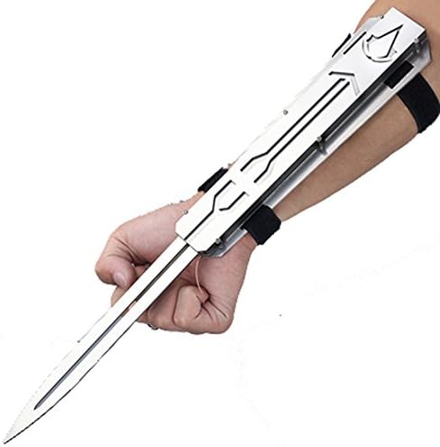 lobezm Hand made Hidden Blade barcer cosplay props Model Assassins Creed (Standard)