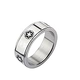 Star Wars Galactic Empire Symbol Stainless Steel Spinner Ring
