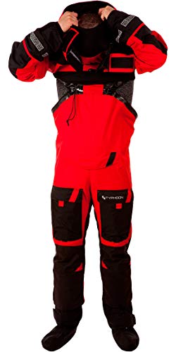 Typhoon Mens PS330 Extreme KAYAK/OCEAN Drysuit + Underfleece Sizes- - Medium