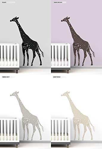 Cornet Giraffe Baby Nursery Wall Decal by LittleLion Studio