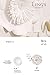 Ling's moment Paper Flower Decorations for Wall, Shimmer Cream Paper Flowers, Handcrafted Cardstock Flowers, 3D Wall Flowers for Wedding Backdrop, Baby Nursery, Archway, 8