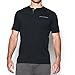 Under Armour Men's Charged Cotton Henley T-Shirt, Black (001)/Steel, X-Large