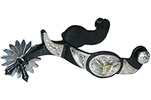 Aime Imports Western BS Texas Longhorn 16pt Jingle Bob Spurs