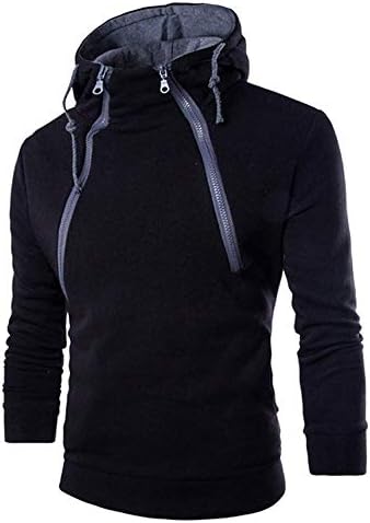 DaySing Clearance Sale, Men's Long Sleeve Patchwork Hoodie Hooded Sweatshirt Top Tee Outwear Blouse