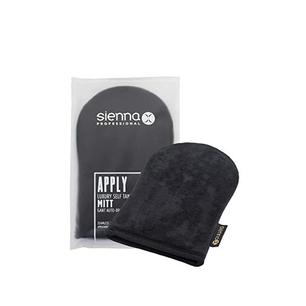 Sienna-X-Luxury-Self-Tan-Mitt-Tanning-Glove-Ideal-for-at-home-use-to-create-a-flawless-streak-free-fake-tanner-glow-Waterproof-reusable-machine-washable-double-sided-for-complete-control-Self-Tan-Mist Sienna X Luxury Self Tan Mitt. Double Sided Fake Tan Applicator For A Streak Free & Flawless Tan. Machine Washable…