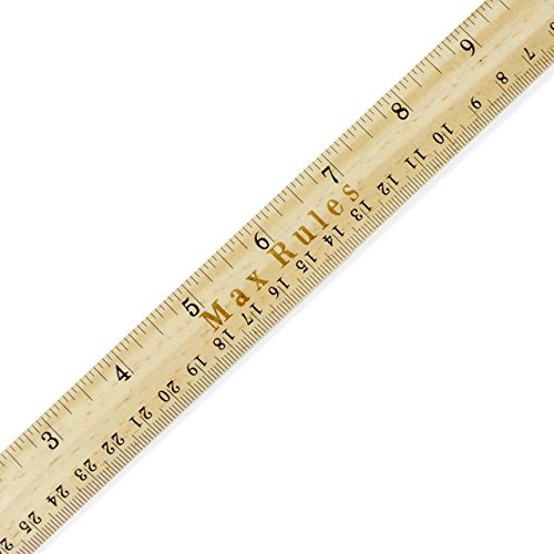 Custom Engraved Name 12 Inch Wood Ruler 1 Foot Wooden Ruler Office Desk School Supplies Student Gift - Thumbnail 3