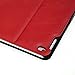 Bear Motion Case for Apple iPad Air 2 (iPad 6) - Luxury Top Layer Buffalo Hide Vintage Leather Case for Apple iPad Air 2 Support Smart Cover Function (iPad Air 2, Curve Black/Red)