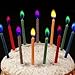 BC Colorflame Birthday Candles with Colored Flames (12 per Box) [Kitchen]