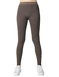 nikibiki 3-Tone Weave Pattern Leggings largos grueso jersey nb6167