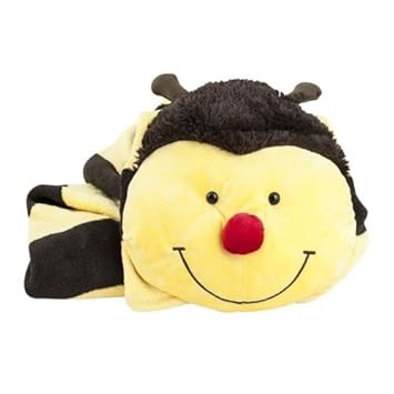 Buy Clearance Pillow Pets Bumble Bee Roll Up Throw 36 X 48 Online