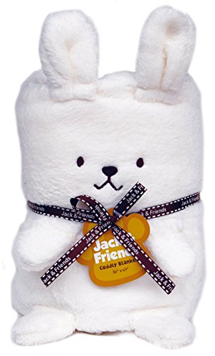 Jack and Friends Cuddly Animal Baby Blanket Bunny