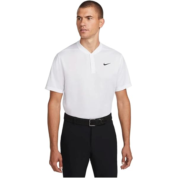 nike tw collarless golf shirts