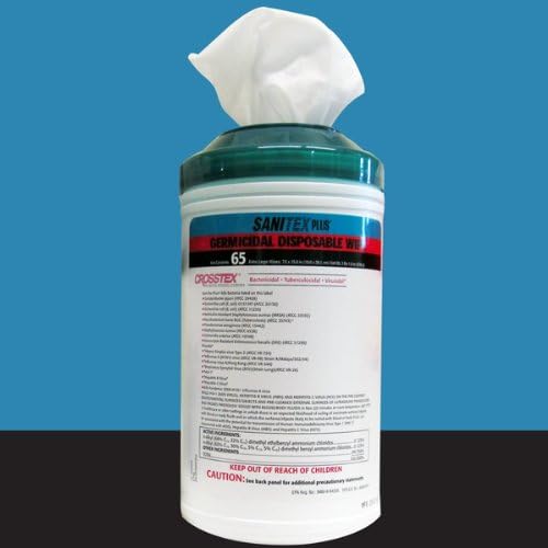 Sanitex Plus Germicidal Disposable Wipes SIZE EXTRA LARGE