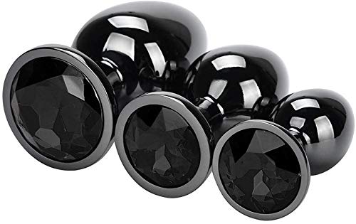 SE-Xuality-prodotti-adulti-3-pezzi-rotonda-base-sagomata-con-gioielli-nascita-di-pietra-Buttkatharivaanalkatharivaplay-Rose-Jewel-SE-X-elettrico-Massaggiatori-Nero