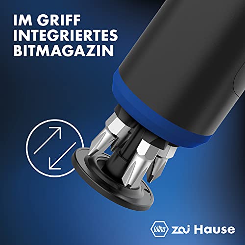 Wiha TCA10182 zai Hause 4V Akkuschrauber Set klein mit 4 Bits und USB C Ladekabel, Mini Akku-Schraubendreher… – Bild 4