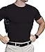 AC Undercover Concealed Carry Crew Neck Tshirt/CCW Tactical Clothing/Concealed Clothing REF. 511 (Black)