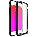 Ringke Fusion Compatible with iPhone 6S Plus Case Crystal Clear PC Back TPU Bumper Drop Protection, Shock Absorption Technology (Attached Dust Cap) for iPhone 6 Plus - Black