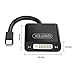 Unitek Mini DisplayPort DP (Thunderbolt 2 Port Compatible) to DVI Converter, Full HD Male to Female Adapter for Apple MacBook Air, iMac, Mac Mini, Mac Pro, Google Chromebook, Microsoft Surface Pro