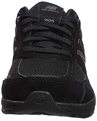 New Balance Kid's 990 V5 Sneaker, Black/Black, 2 W
