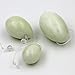 The Jade Eggs 3pcs For Women Exercise Handmade Jade Egg 3Size(White)