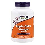 Now Foods Apple Cider Vinegar, 450 mg Capsules, 180-Count