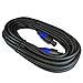 50 Foot 12 Gauge Speakon Compatible Speaker Cable For PA DJ Speakers