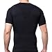 TopTie Men's Compression Undershirt, Short Sleeve Slimming Body Shaper