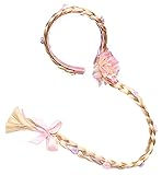 weiming inc Children Green Girls Hoop Princess Wig Accessories (Pink)