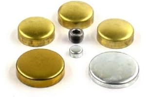 NIANWUDU Brass Freeze Plug Set Compatible with Mercruiser 3.0 3.0L 2.5 2.5L 150 181