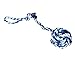 FUNPET Tough Durable Pet Puppy Dog Chew Rope Ball Toy with Handle