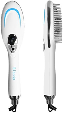 Hair Dryer Brush Blow Dryer Brush Hot Air Brush Styler Dryer One Step Blow Dryer Anion Low Noise Hairdryer Adjustable Temperature 3 Wind Speed settings Comb to Keep Hair Healthy (White)