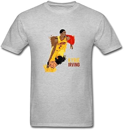 Yimen Men's Cleveland Cavaliers Kyrie Irving O-Neck Short Sleeve T-Shirt