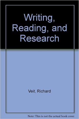 Writing Reading And Research Richard Veit Christopher - 
