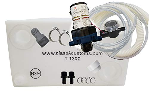 Class A Customs 13 Gallon Water Tank & Plumbing Kit & WFCO 12 Volt Pump T-1300-BPK-12WFCO - Thumbnail 7
