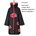 ai-Do Naruto Costume Akatsuki Style Cloak Plus Size(Itachi Stand Collar) (XXXL Size) Black