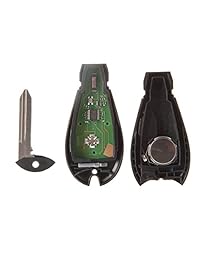 Scitoo Fobik Remote Iyz C01c M3N5WY783X Mando a distancia sin llave para Dodge Chrysler Jeep, 4 botones, sin cortar, 2 unidades