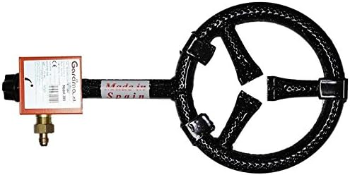 Gas burner for paellas. Enamel finish. One 12" Diameter Ring Model 300