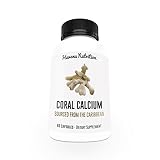 Coral Calcium Powder With Added Vitamin D3 - Mined from an Above Ground Source with No Proprietary Blends - 60 Capsules