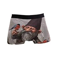 SLHFPX Boys Boxer Briefs Gnomes Bacon Soft Underpants Breathable Bikini Low Rise Trunks Active Underwear for Men Boy
