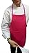 CHEFSKIN Hot Pink Medium Lot of 5 Chef Aprons Real Fabric Pocket Lightweight
