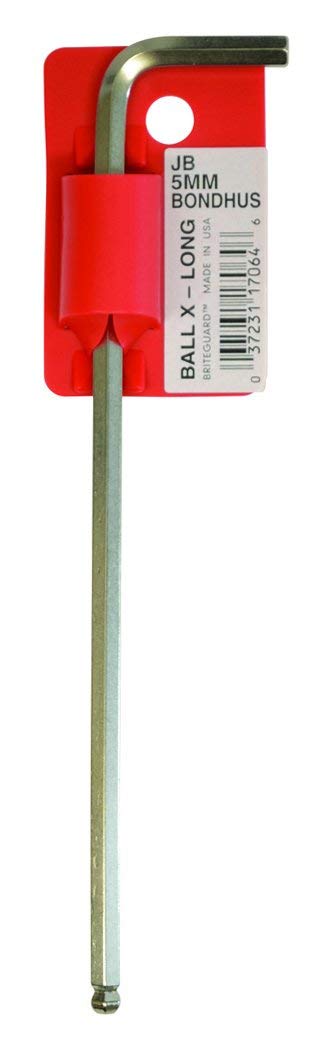 Bondhus BL6.0B BRITEGUARD BALLEND Hexagon Key, 6MM, 17068, PROTANIUM Precision HIGH Torque Steel