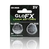CR2025 Battery- Lithium Button Coin Cell Batteries - 3V 3 Volt - Remote Watch Jewelry led Key fob Replacement 2025 CR Pack Set Bulk (2 Pack)