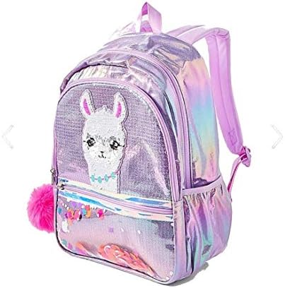 backpack with llama logo