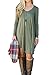 Womens Asymmetrical Casual Feminine Long Sleeve Tunic Shirt Dress