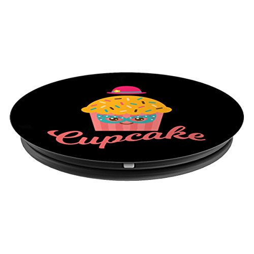 Mask Cupcake Confetti Topping Funny Cartoon Dessert Grip - PopSockets Grip and Stand for Phones and Tablets